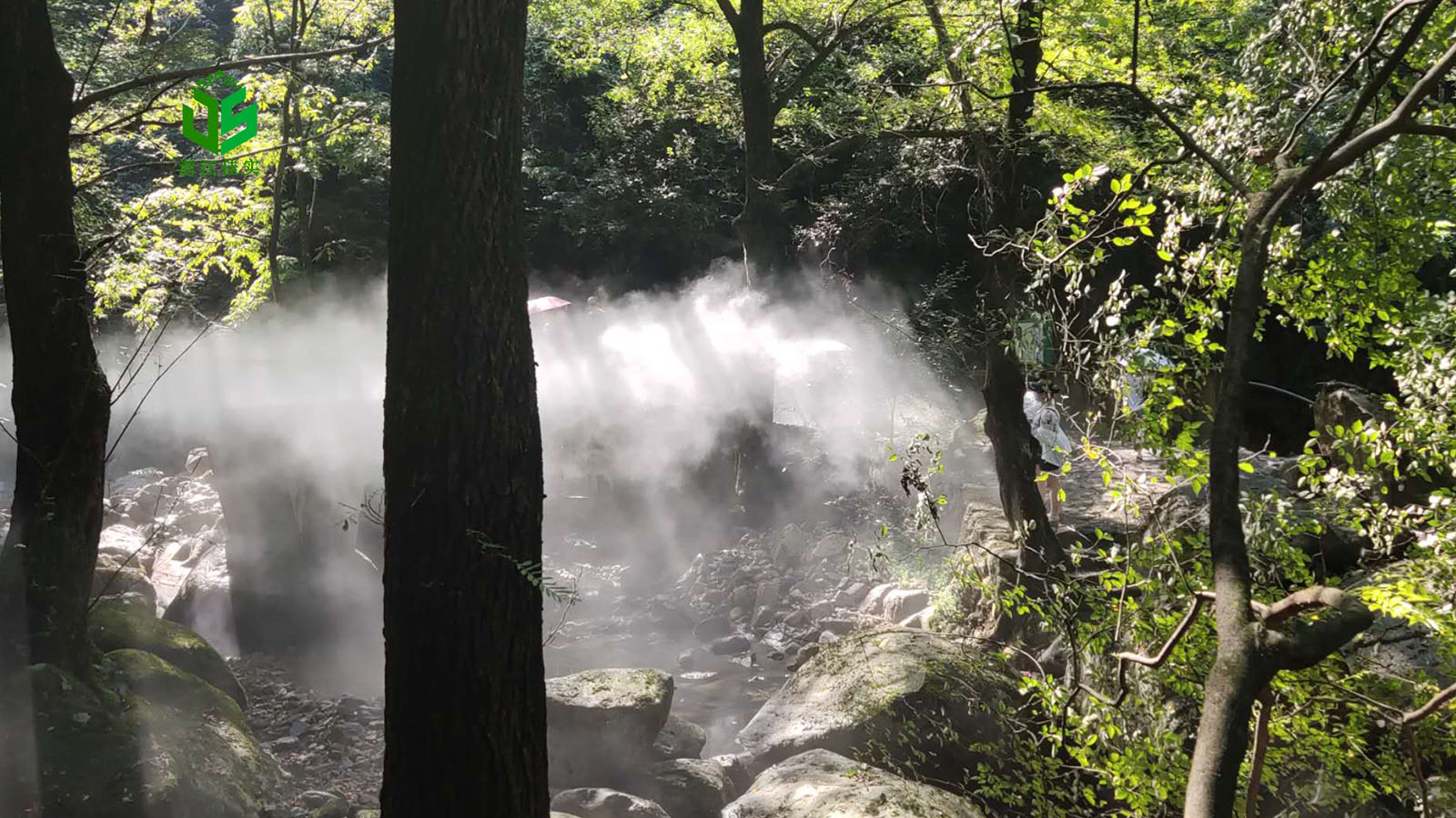 深圳人造雾雾森系统喷雾造景打造沉浸式网红景观