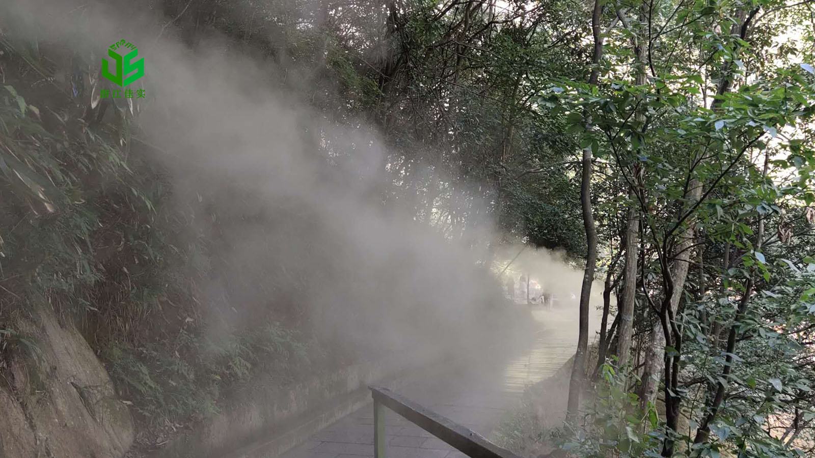深圳人造雾喷雾造景雾森系统打造沉浸式景观体验