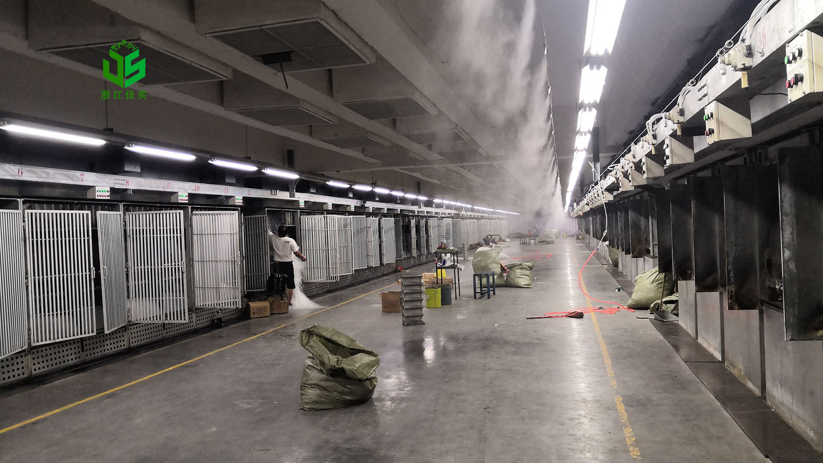深圳工厂降尘降温专用高压喷雾设备